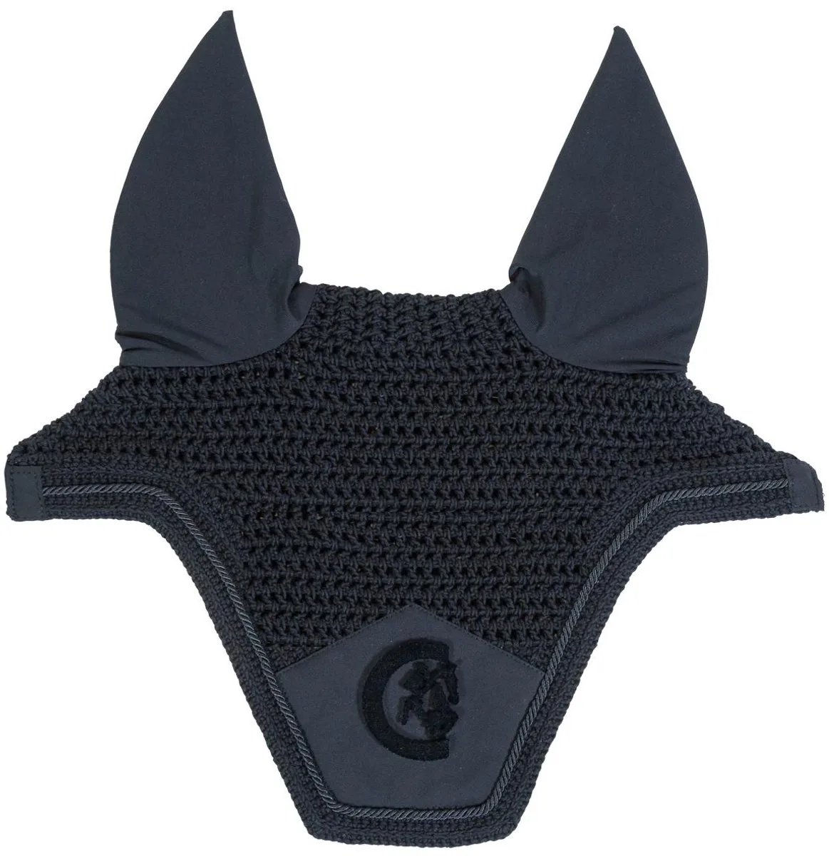 Oornetje Wellington 3D Logo zwart Full von Kentucky Horsewear – Produktfoto