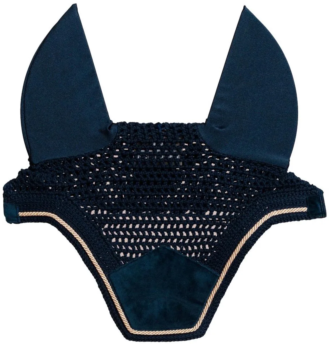 Oornetje Wellington basic velvet cob marine von Kentucky Horsewear – Produktfoto