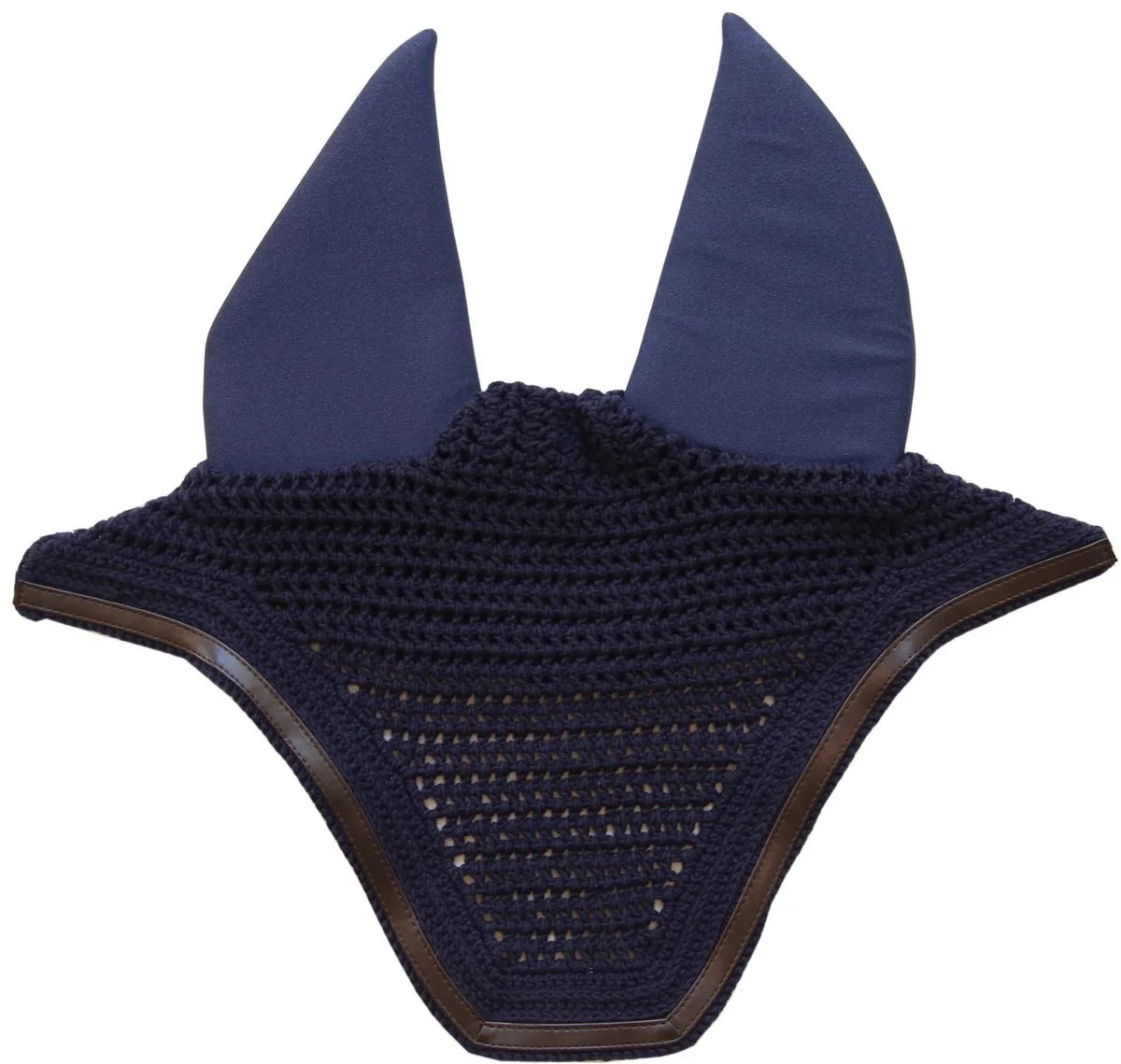 Oornetje Wellington - Donkerblauw - Leather - Soundless fra Kentucky Horsewear – produktbillede