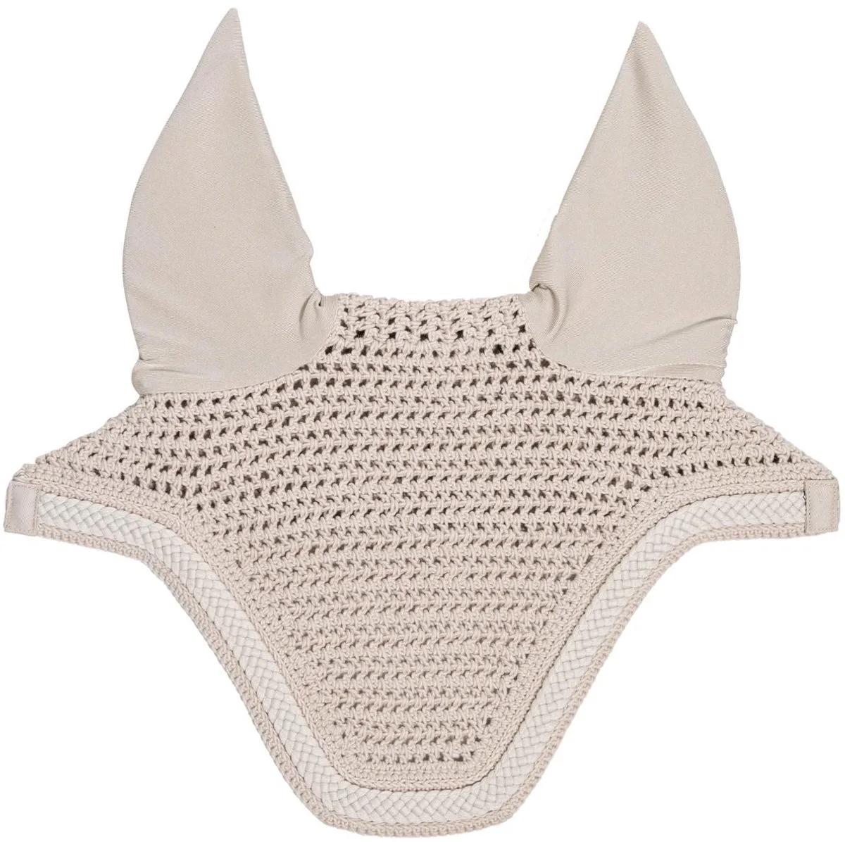 Oornetje Wellington met gevlochten koord soundless beige Full de Kentucky Horsewear – photo produit