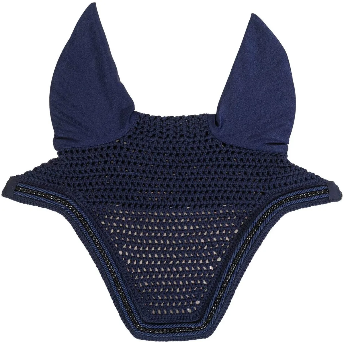 Oornetje Wellington met metalen ketting soundless marine Full de Kentucky Horsewear – photo produit