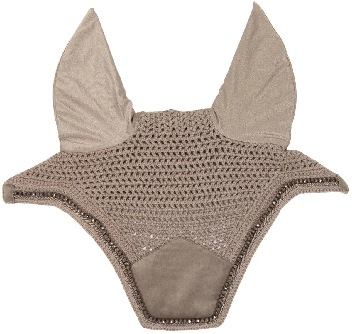 Oornetje Wellington soundless velvet pearls beige de Kentucky Horsewear – photo produit