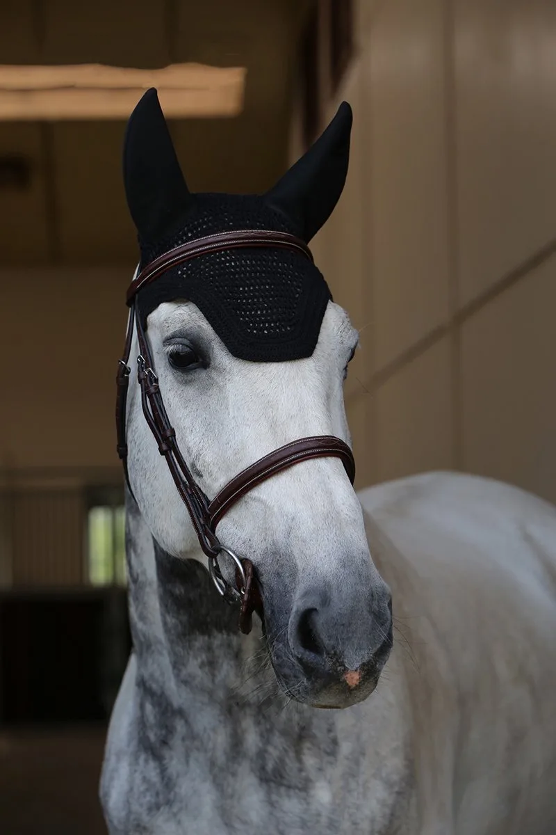 Oornetje Wellington soundless zwart pony de Kentucky Horsewear – photo produit