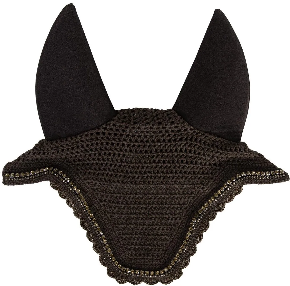 Oornetje Wellington stone & pearl soundless bruin de Kentucky Horsewear – photo produit