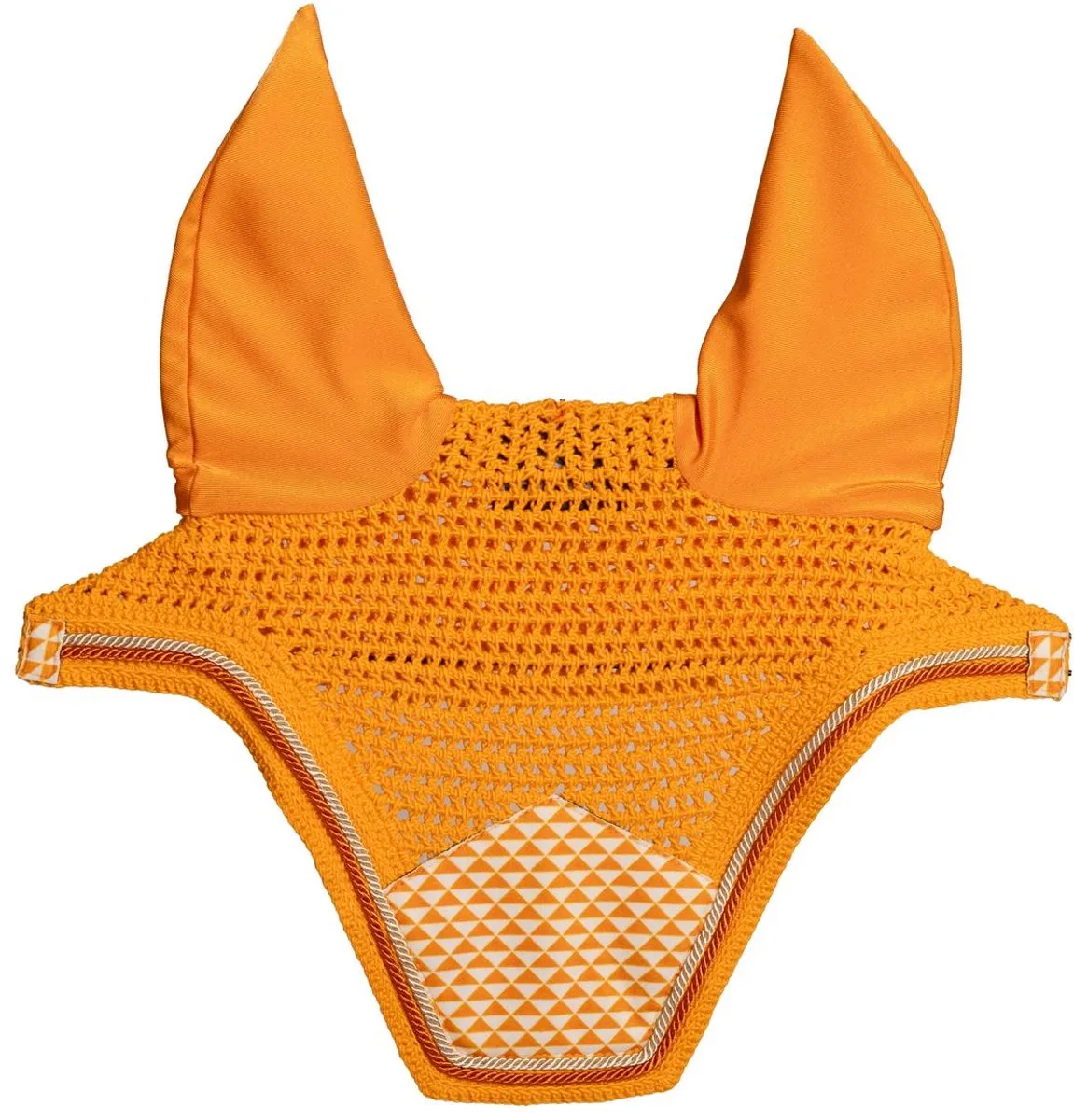 Oornetje Wellington velvet flags printing orange cob de Kentucky Horsewear – photo produit