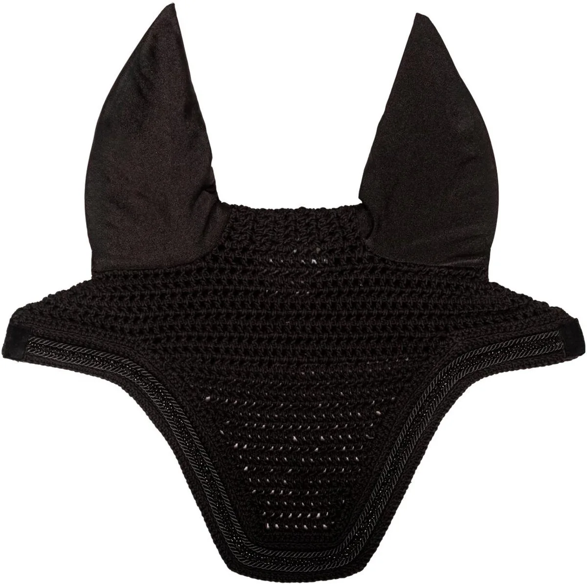 Oornetje Wellington velvet mini pearls zwart von Kentucky Horsewear – Produktfoto