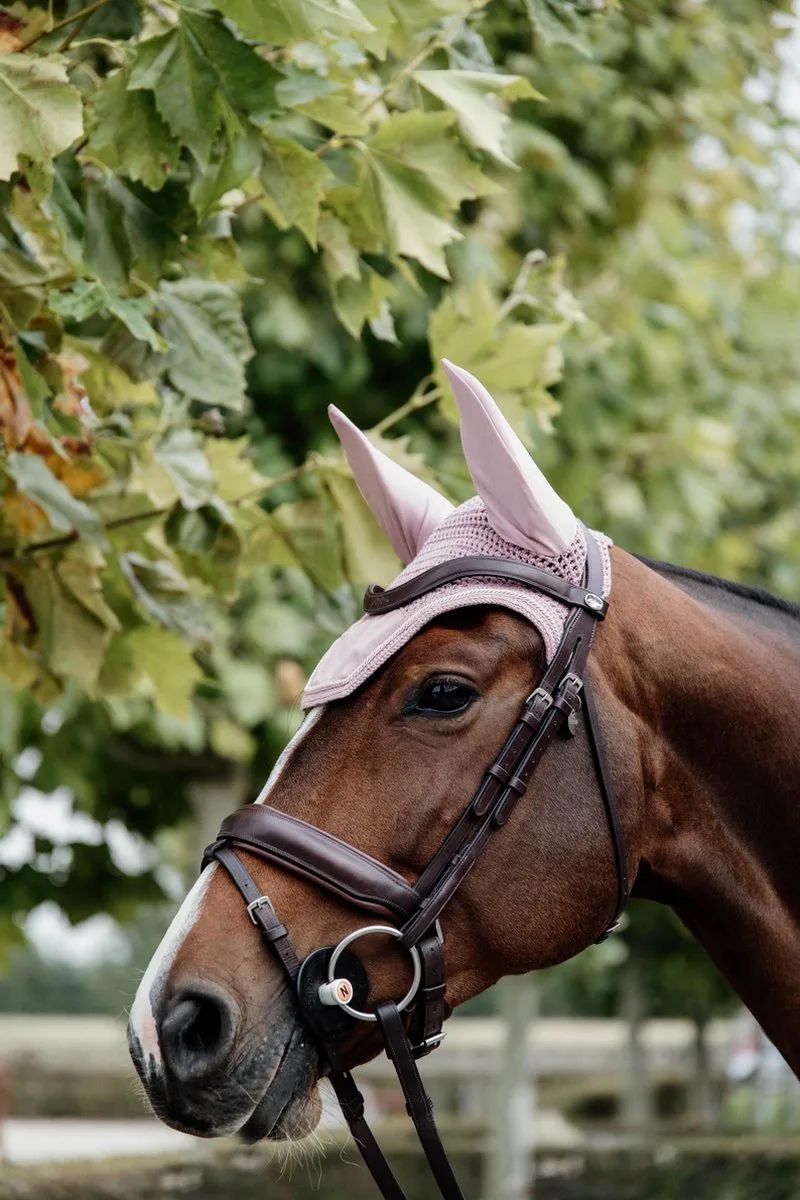 Oornetje Wellington velvet oude roos pony fra Kentucky Horsewear – produktbillede