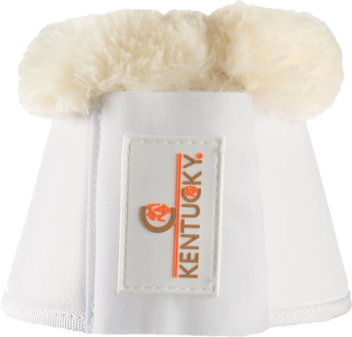 Overreach Boots Naturel - Sheepskin Leather - Maat XL fra Kentucky Horsewear i Hvid – produktbillede