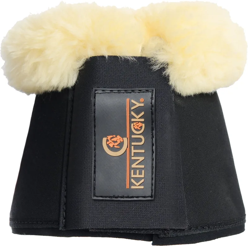 Paarden Springschoenen - Sheepskin Solimbra - Maat XXL by Kentucky Horsewear in Black – product photo