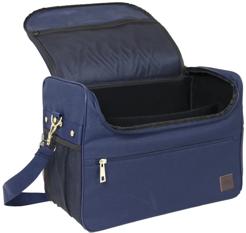 Poetstas - 600D Polyester - Blauw - L42,5 x H32 x B20cm - Aanpasbare Schouderband by Kentucky Horsewear in Marineblauw – product photo