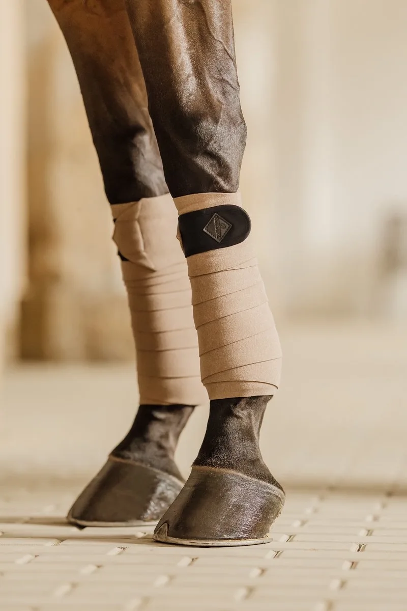 Polar fleece bandages show vegan wool de Kentucky Horsewear en Beige – photo produit