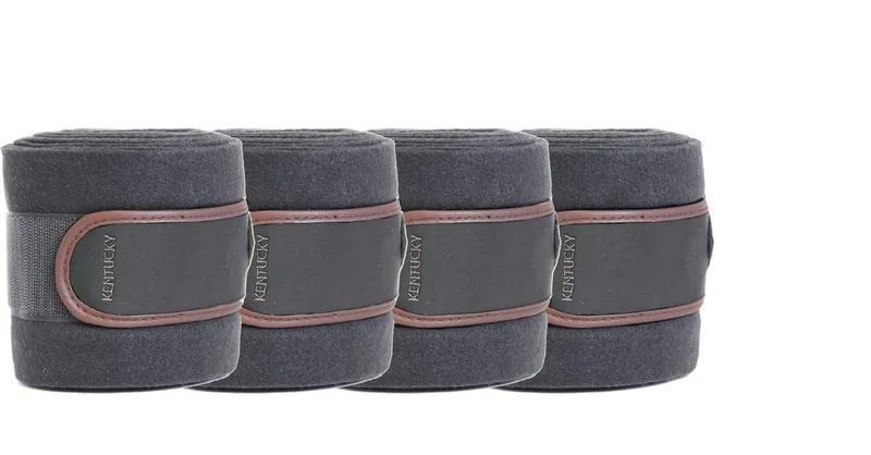 Polar Fleecedeken Bandages von Kentucky Horsewear in Grau – Produktfoto