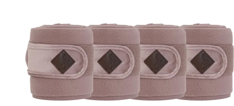 Polar Fleecedeken Bandages - Velvet - Lila by Kentucky Horsewear in Lichtpaars – product photo
