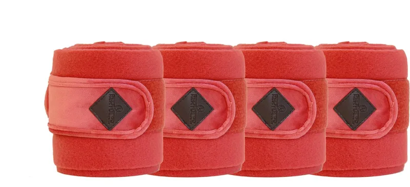 Polar Fleecedeken Bandages - Velvet - Red de Kentucky Horsewear en Rouge – photo produit
