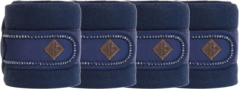 Polar Fleecedeken Polos Pearls - Blauw - Maat Full de Kentucky Horsewear en Marineblauw – photo produit