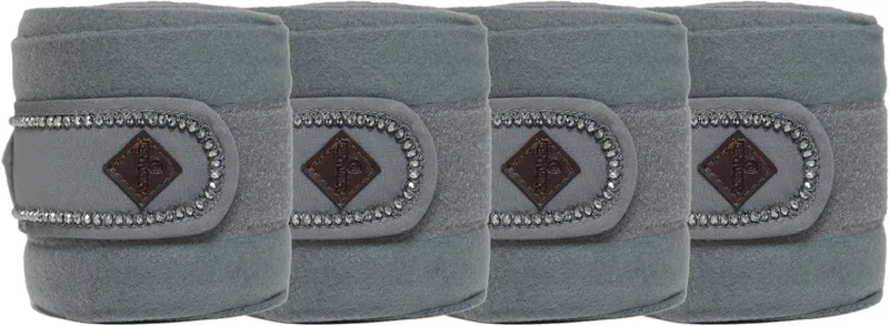 Polar Fleecedeken Polos Pearls - Maat Full de Kentucky Horsewear en Gris – photo produit