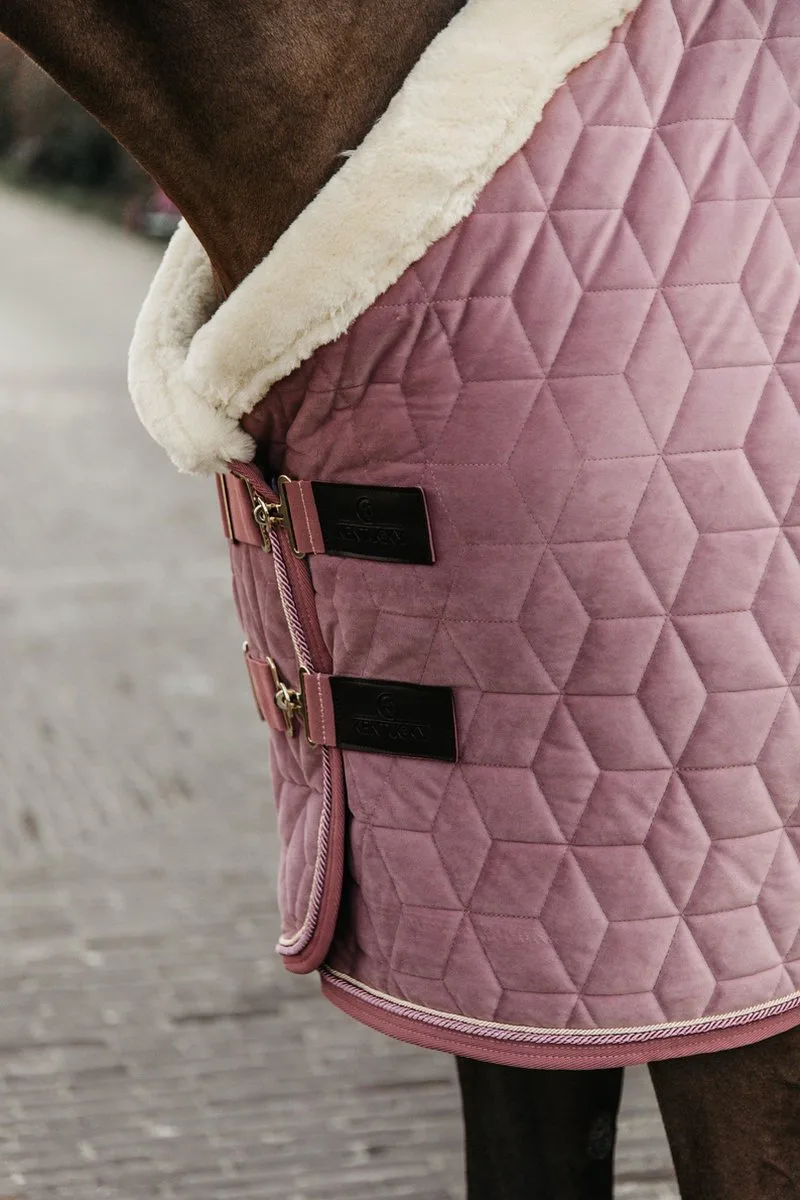 Show Rug Velvet deken oude roos 160-7'0 160g de Kentucky Horsewear en Oudroze – photo produit