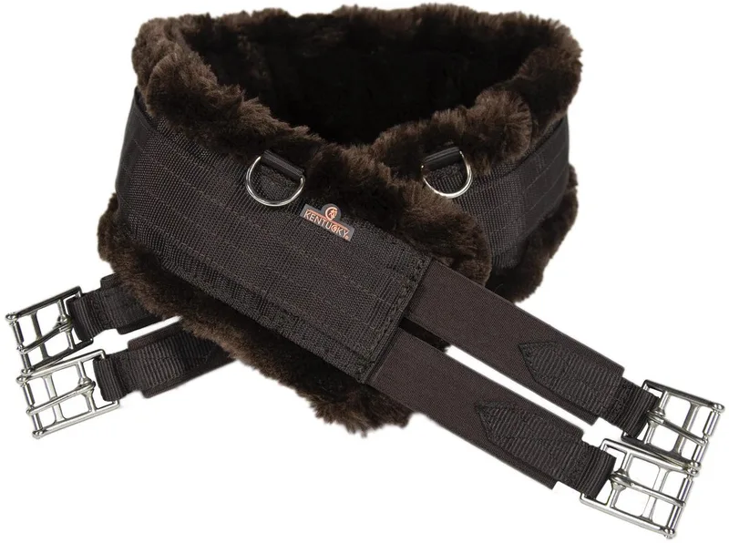Singel - Wol/Bont - Bruin/Bruin 135cm by Kentucky Horsewear in Brown – product photo