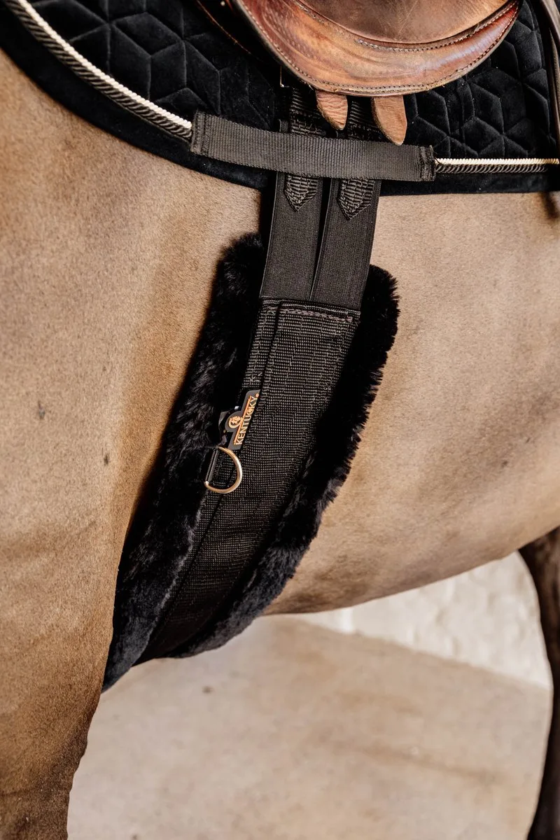 Singel - Wol/Bont - Zwart/Zwart 125cm von Kentucky Horsewear in Schwarz – Produktfoto