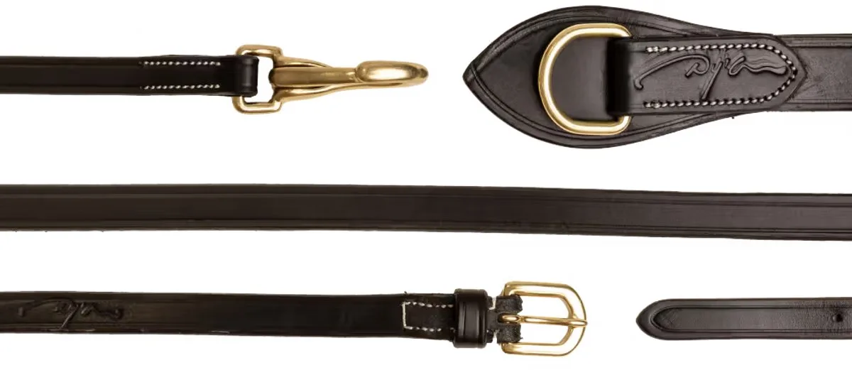Slofteugel in leer 1/2 Pony de Kentucky Horsewear en Noir – photo produit