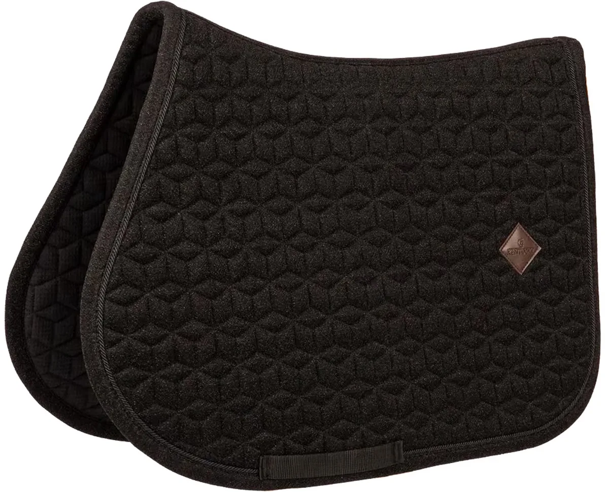 Sparkling Zadeldoek Jumping Pony de Kentucky Horsewear en Noir – photo produit