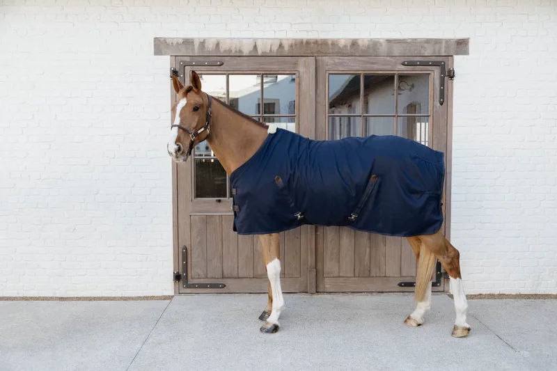 Staldeken classic navy 125-5'9 0 gram de Kentucky Horsewear en Marineblauw – photo produit