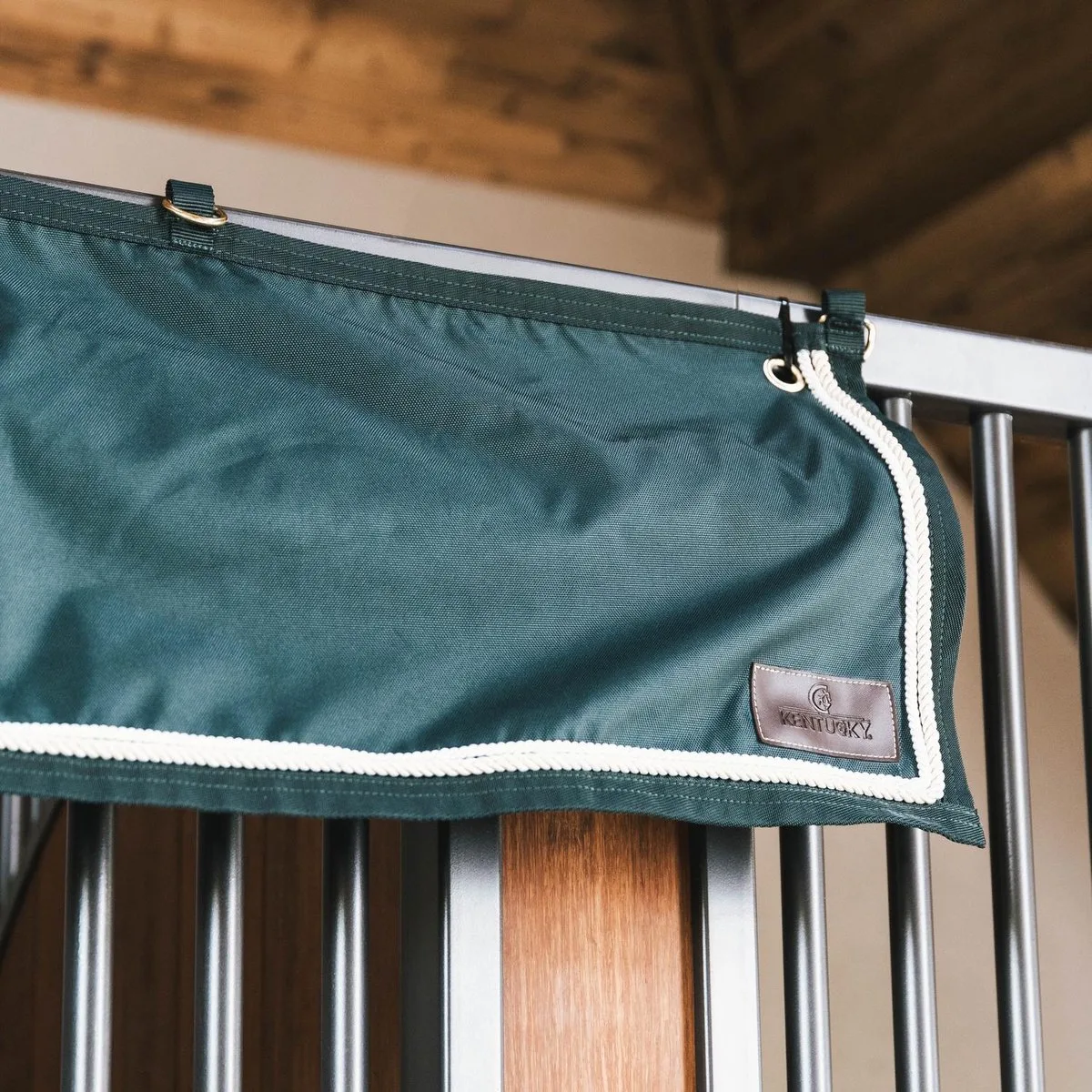Stalgordijn waterdicht classic 135cmx200cm de Kentucky Horsewear en Vert foncé – photo produit