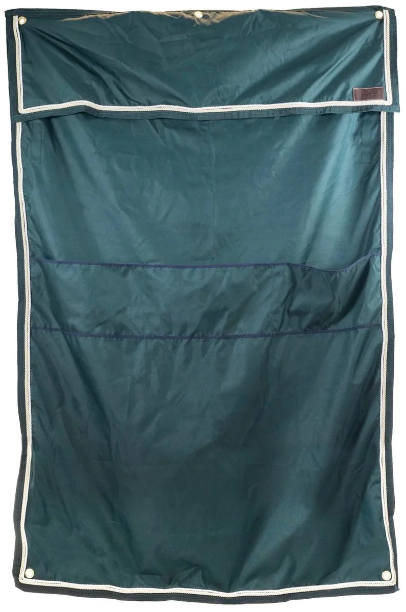 Stalgordijn waterdicht classic met zakken 135cmx200cm de Kentucky Horsewear en Vert foncé – photo produit