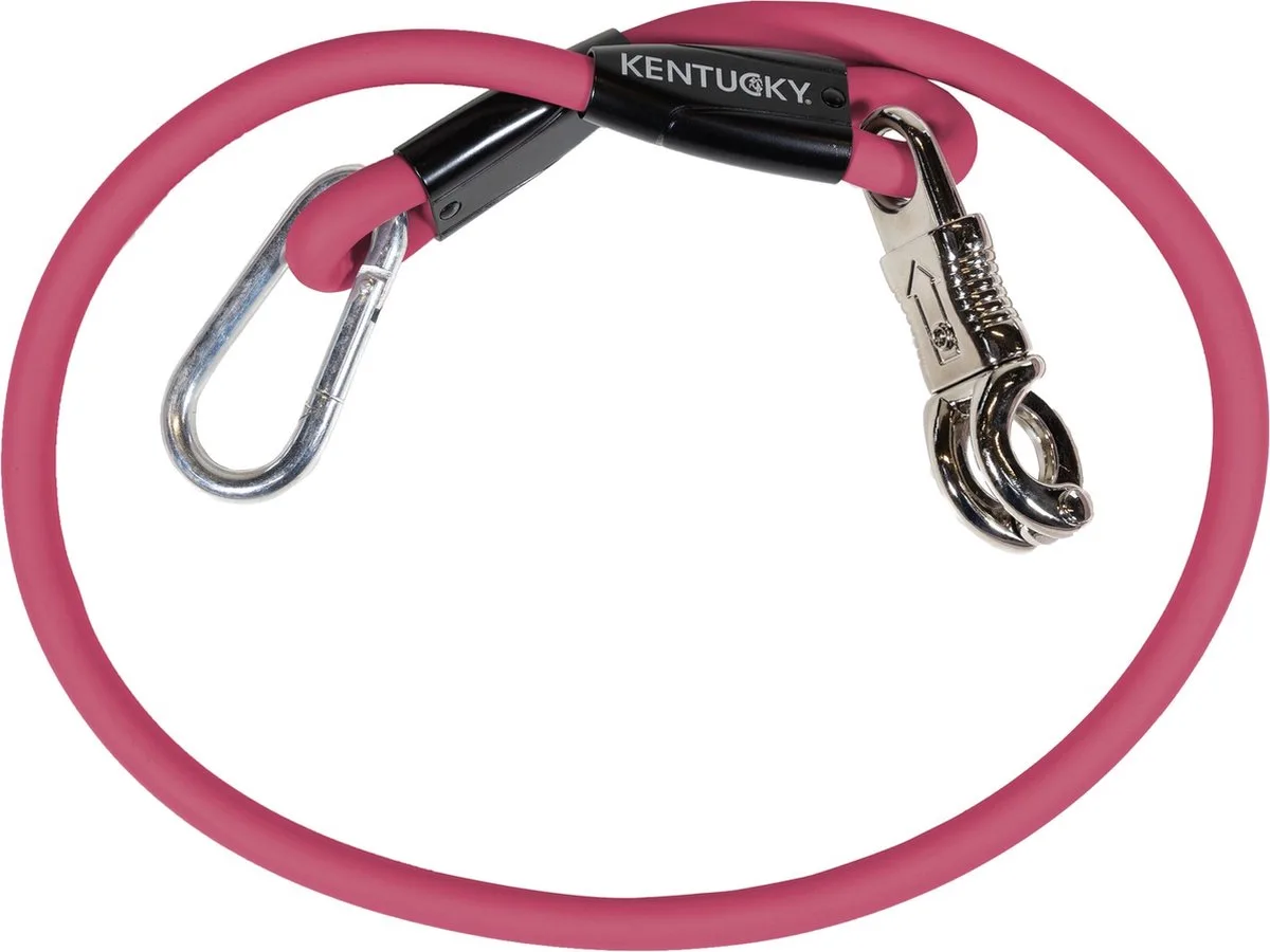 Vastzetlijn Silicone 140cm von Kentucky Horsewear in Schwarz – Produktfoto