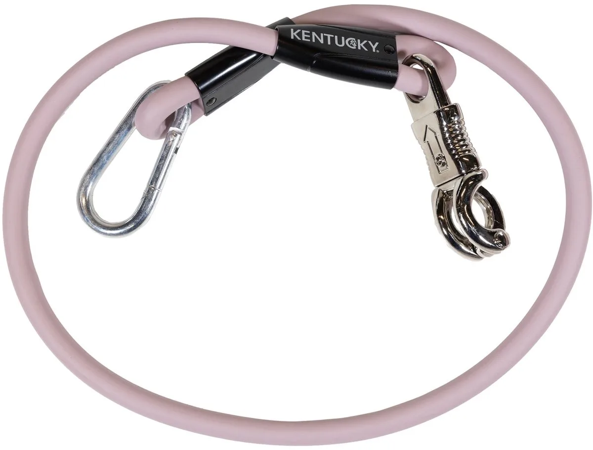 Vastzetlijn Silicone 55cm von Kentucky Horsewear in Schwarz – Produktfoto
