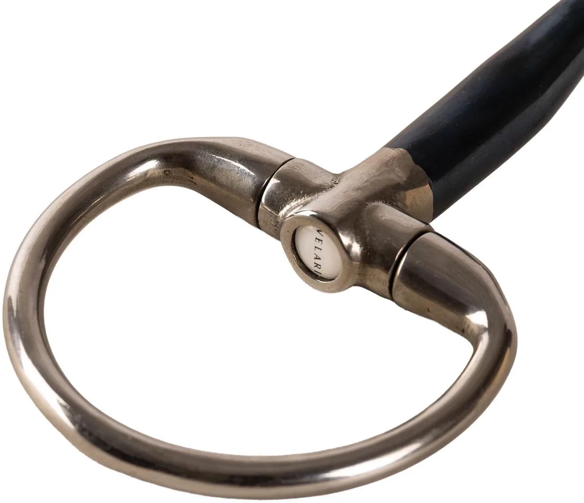 Velari - Bustrens dubbel gebroken sweet iron 14mm 12,5cm by Kentucky Horsewear – product photo
