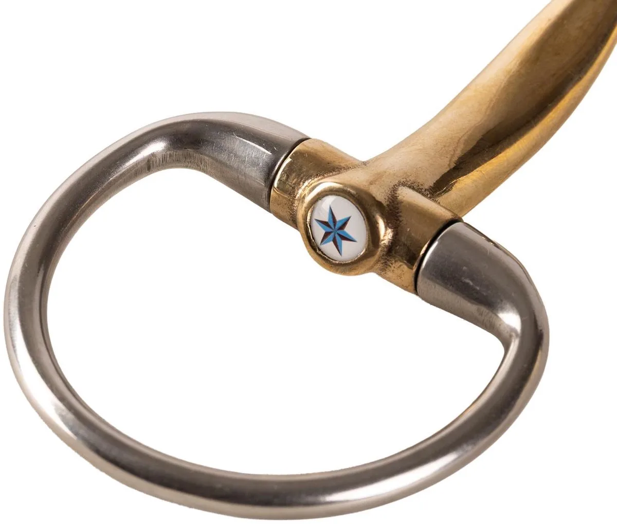 Velari - Bustrens dubbel gebroken sweet koperl 14mm 12,5cm by Kentucky Horsewear in Sweet copper – product photo