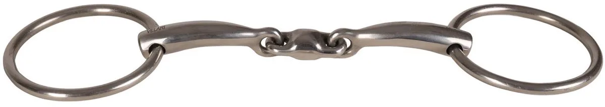 Velari - Watertrens dubbel gebroken 16mm 12,5cm de Kentucky Horsewear en Roestvrij staal – photo produit