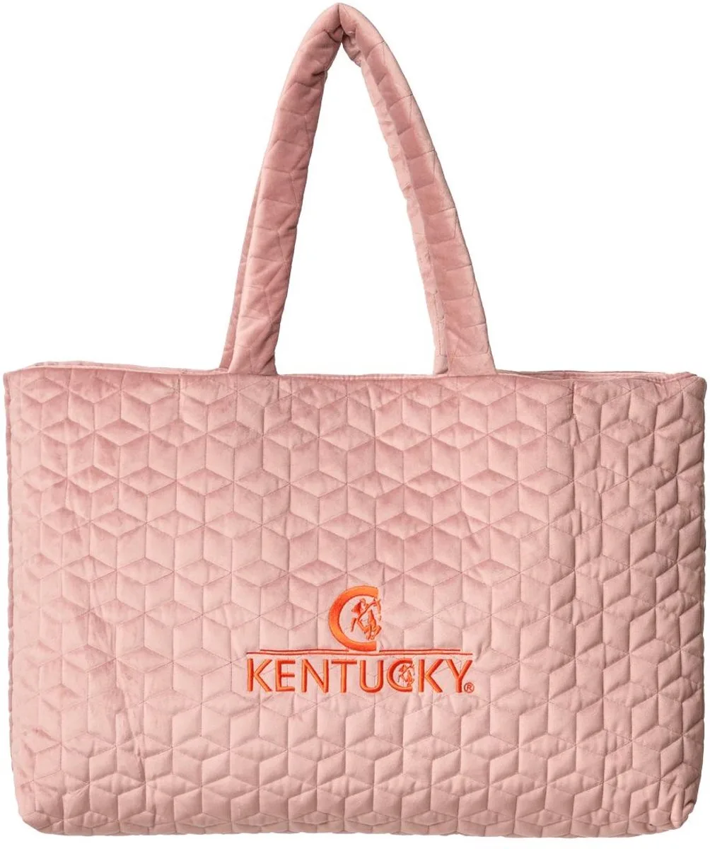 Velvet bag old rose Kentucky logo de Kentucky Horsewear en Oudroze – photo produit