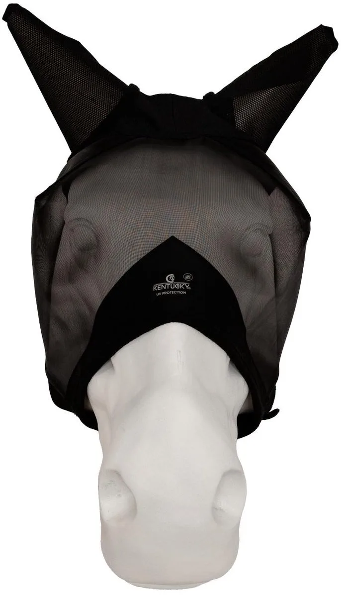 Vliegenmasker - Classic met oren - Zwart - Vliegenmasker Cob de Kentucky Horsewear – photo produit