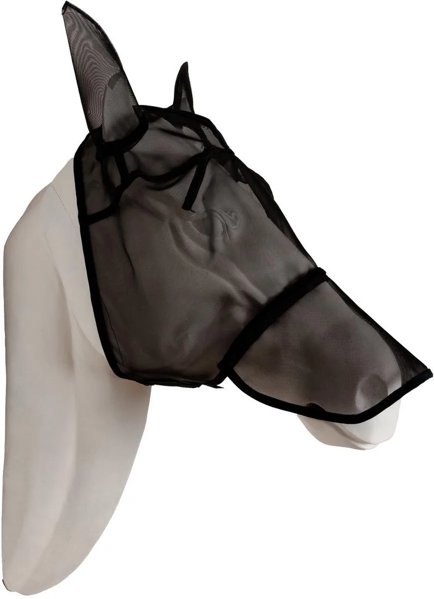 Vliegenmasker Full - Classic - Incl oren en neus - Zwart de Kentucky Horsewear – photo produit