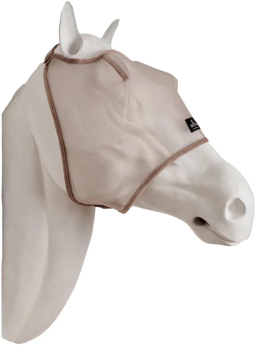 Vliegenmasker Full - Classic - Zonder oren - Beige de Kentucky Horsewear – photo produit
