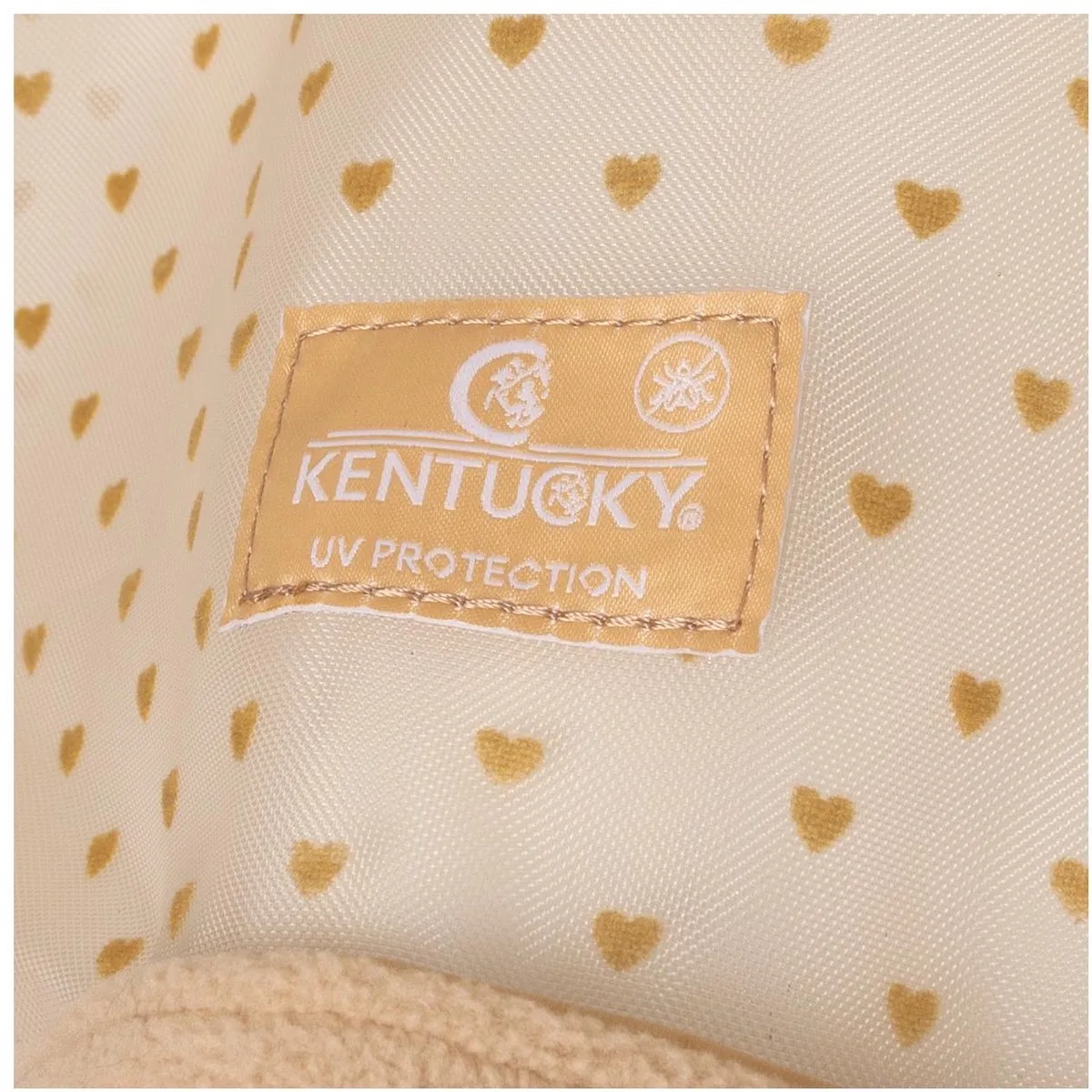 Vliegenmasker hart met oren en neus beige cob de Kentucky Horsewear – photo produit
