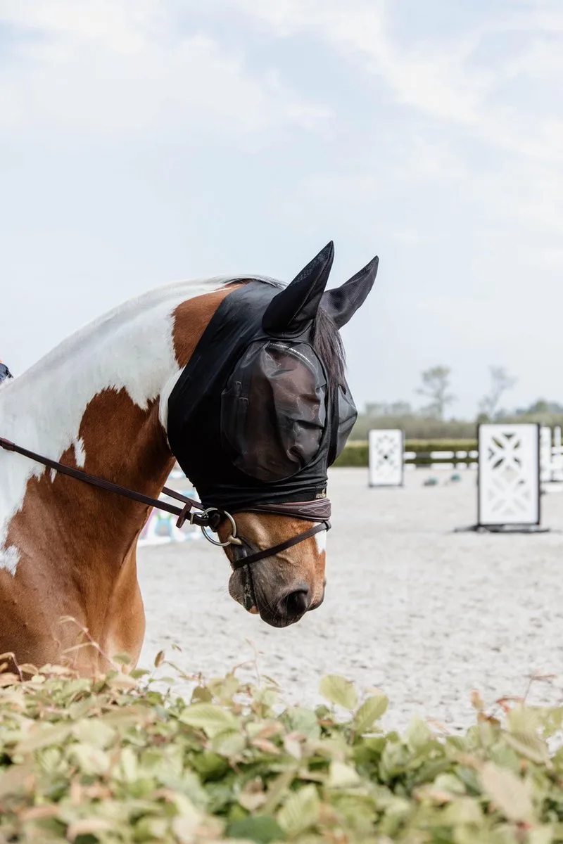 Vliegenmasker - Slim Fit - Zwart - Pony de Kentucky Horsewear – photo produit