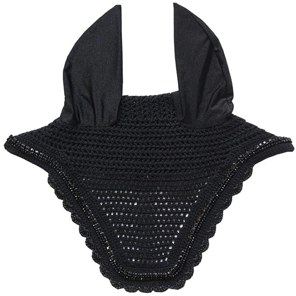 Wellington Oornetje - Stone & Pearl - Zwart - Cob de Kentucky Horsewear – photo produit