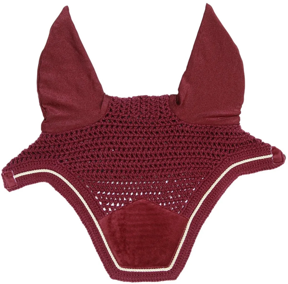 Wellington Oornetje - Velvet - Bordeaux - Voor Paard de Kentucky Horsewear – photo produit