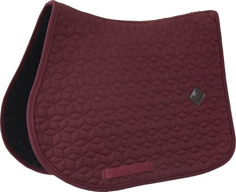 Zadeldek Basic - Donkerrood by Kentucky Horsewear in Bordeaux – product photo