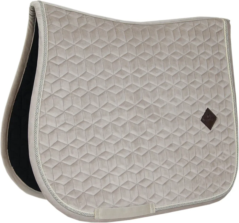 Zadeldek Basic Velvet - Lichtbruin by Kentucky Horsewear in Beige – product photo