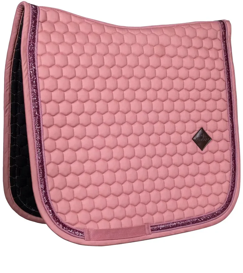 Zadeldek Glitter Band Jumping Pony de Kentucky Horsewear en Fuchsia – photo produit