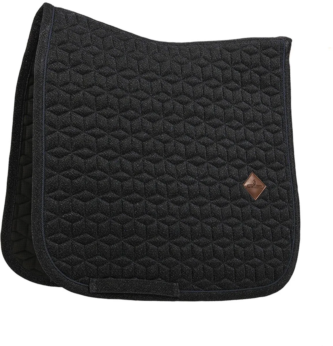 Zadeldek Kentucky Sparkling Dressuur von Kentucky Horsewear in Schwarz – Produktfoto