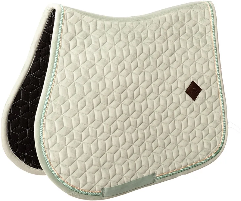 Zadeldek Kentucky Velvet by Kentucky Horsewear in Light green – product photo