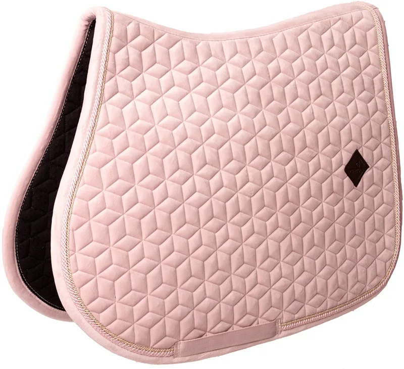 Zadeldek Kentucky Velvet by Kentucky Horsewear in Lichtroze – product photo