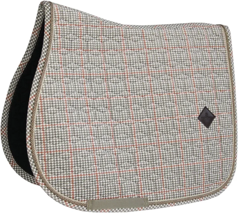 Zadeldek - Licht Bruin - Pied-de-poule de Kentucky Horsewear en Beige – photo produit