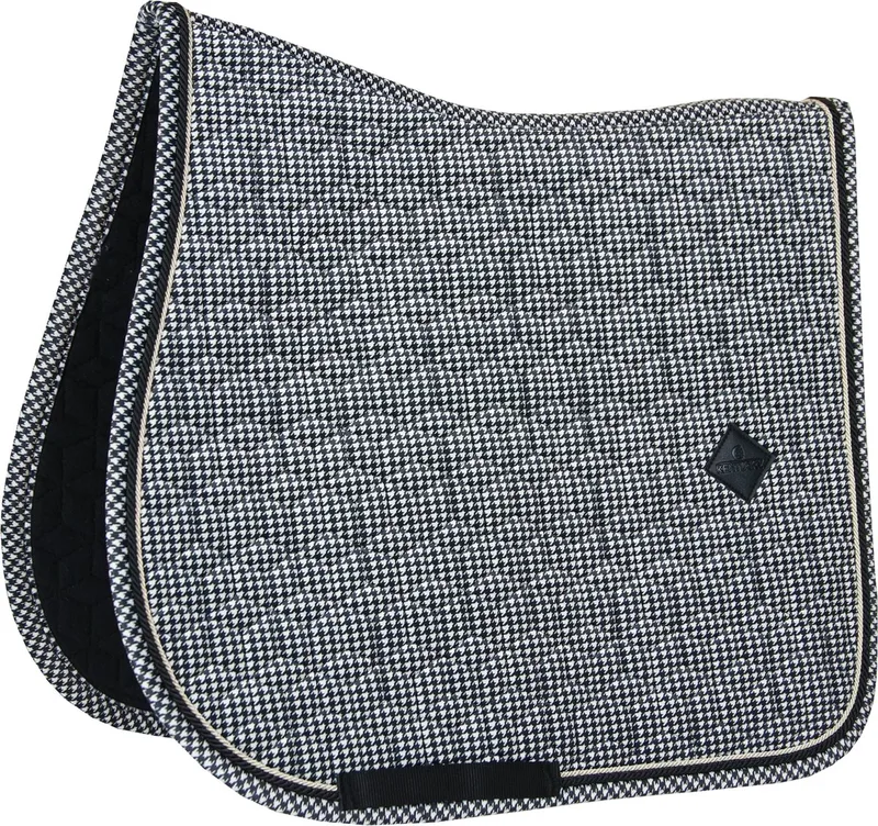 Zadeldek - Pied-de-poule de Kentucky Horsewear en Noir – photo produit