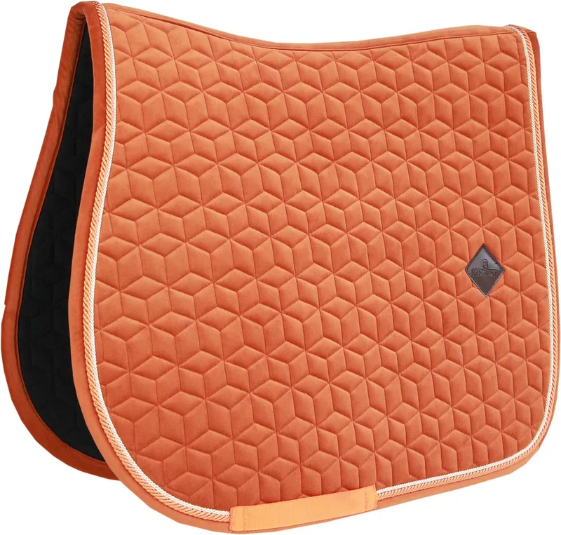 Zadeldek - Velvet von Kentucky Horsewear in Orange – Produktfoto